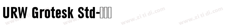URW Grotesk Std字体转换